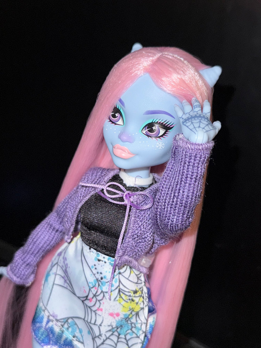 Rerooted Custom Abbey Bominable Fearbook Saran Reroot