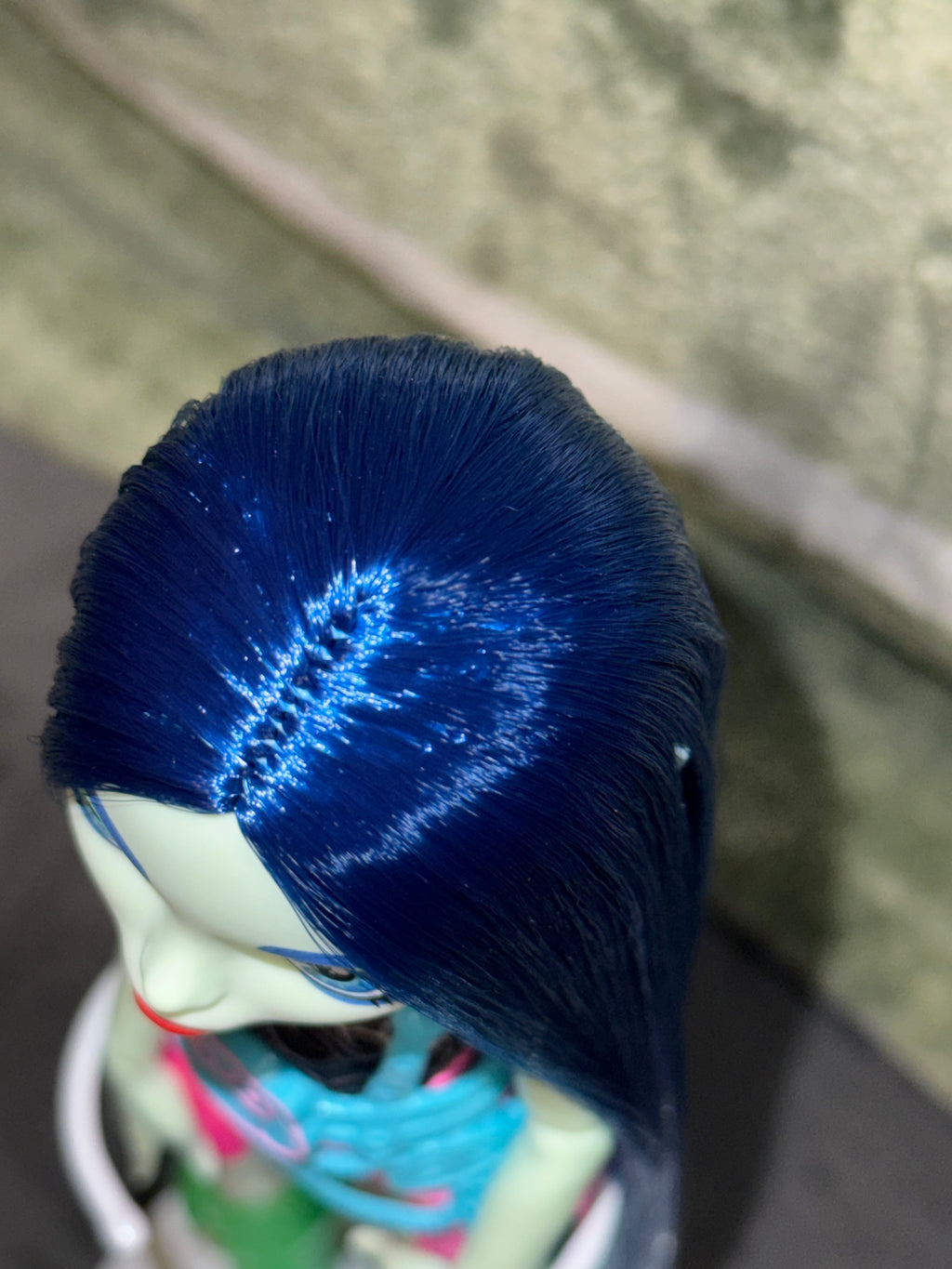 Rerooted monster high Ghoulia neon frights doll